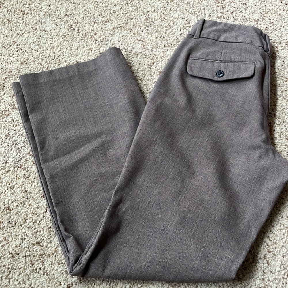 Womens Dockers brown bootcut pants size 4 petite - Picture 2 of 3
